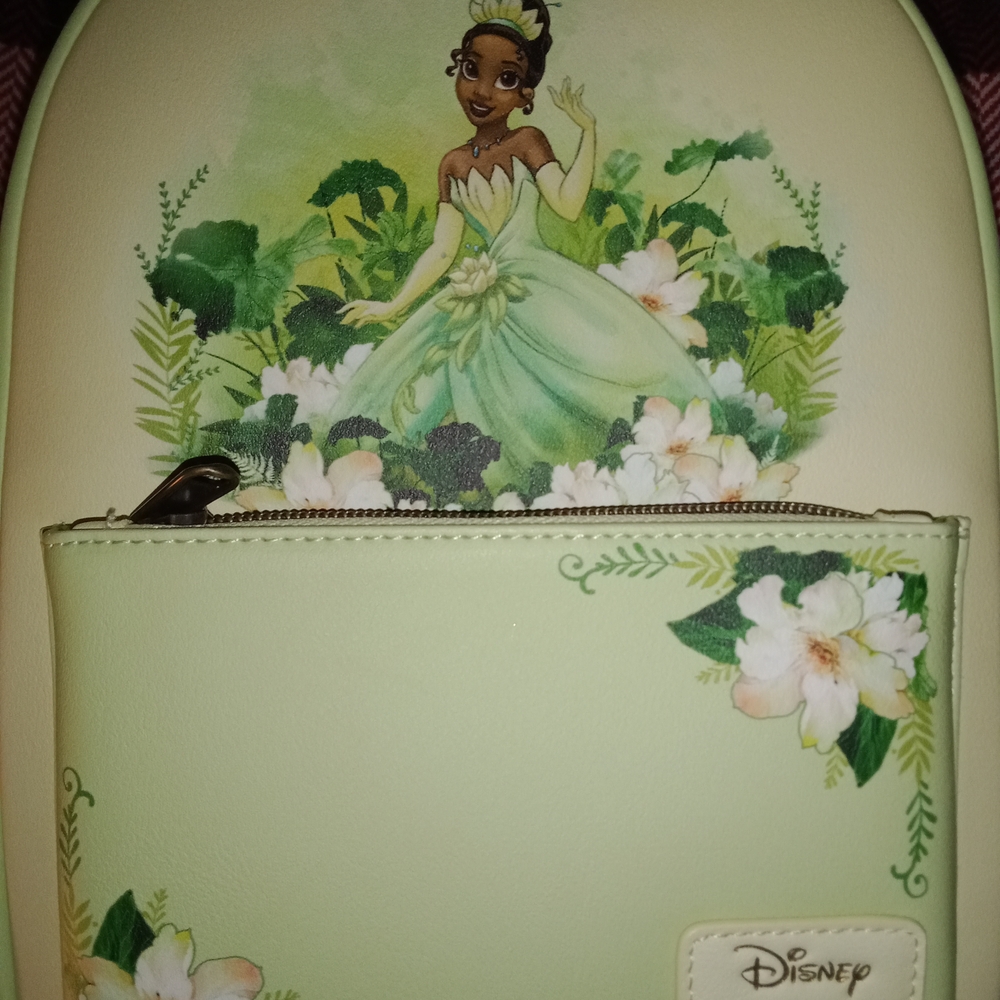 Princess Tiana Green Loungefly Backpack NWT